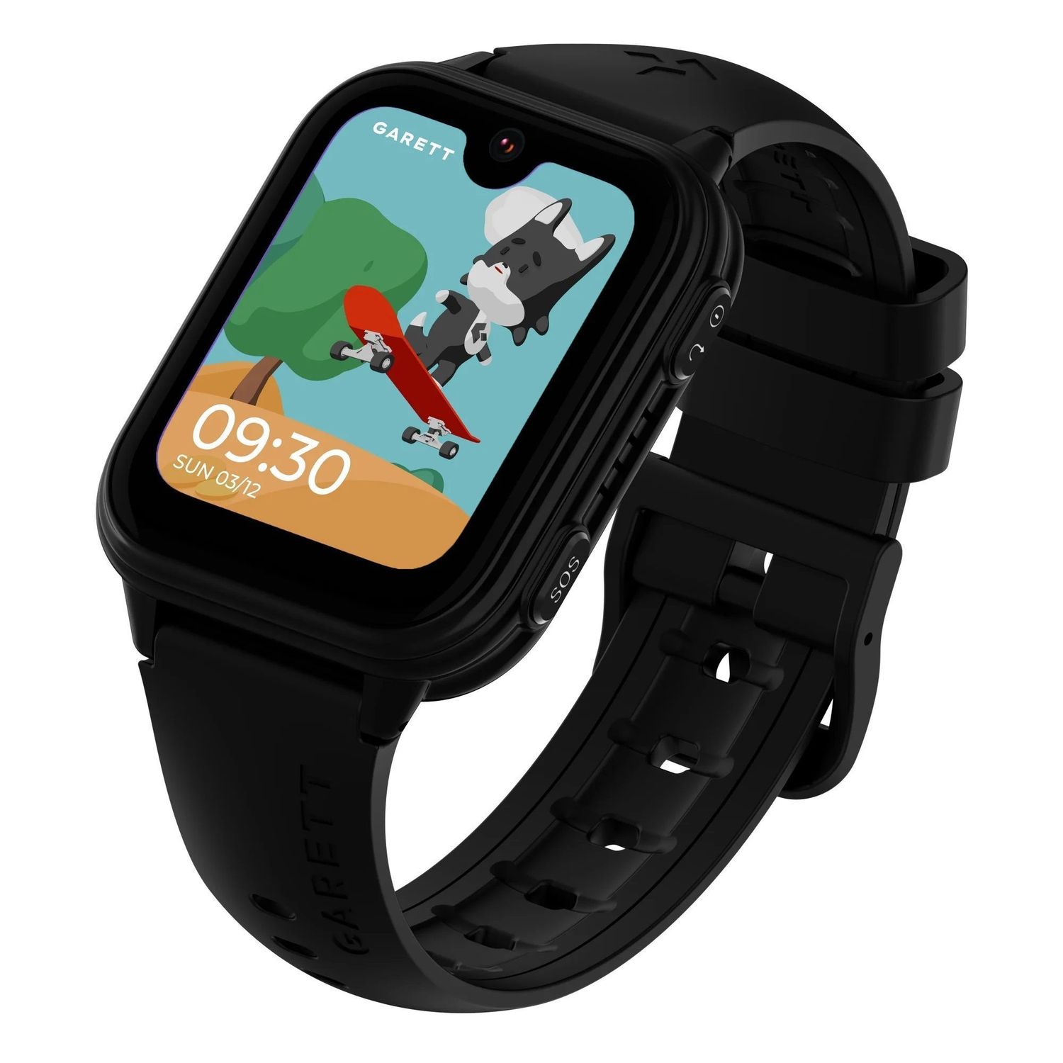 Smartwatch dziecięcy Garett Kids Vibe 4G czarny. Smartwatch dziecięcy Garett. Smartwatch Garett dla dziecka. Zegarek z GPS dla dziecka. Smartwatch dla dziecka na prezent..jpg